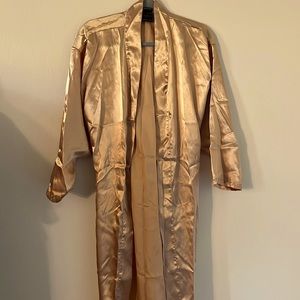 Champagne gold robe.